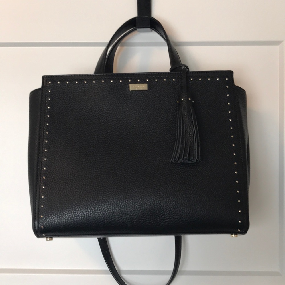 Lightly used black Kate Spade purse